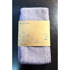 NEW Norwex Diamond Textured Kitchen Towel Amethyst Lavender Purple Hand Dish